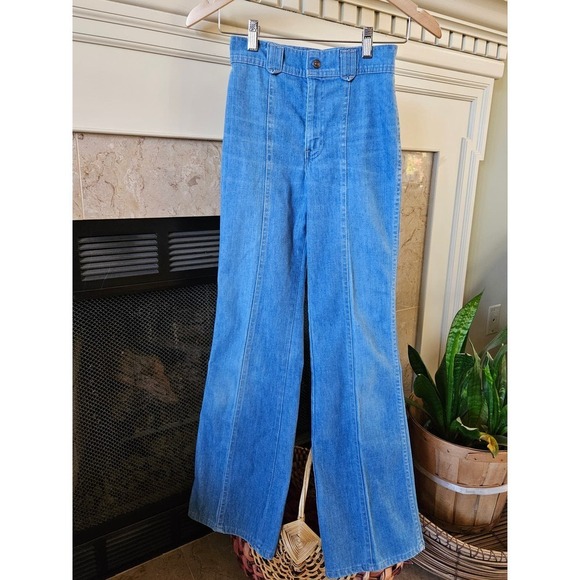 Levi's Blue Flare & Wide Leg Jeans - Picture 9 of 14